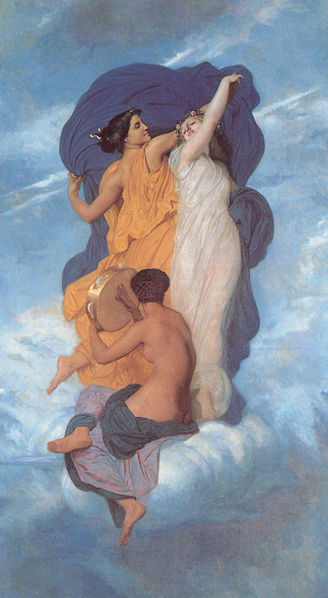 法国画家威廉·阿道夫·布格罗（William Adolphe Bouguereau)《舞蹈》高清下载