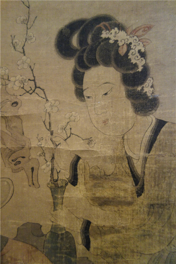 陈洪绶人物画作品高清图片 3