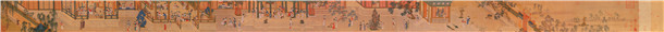 仇英（1494–1552）的汉宫春晓国画高清图片