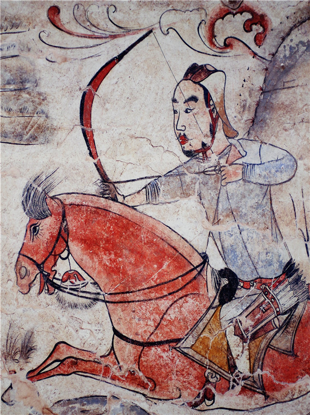 北齐王朝大墓壁画局部 2