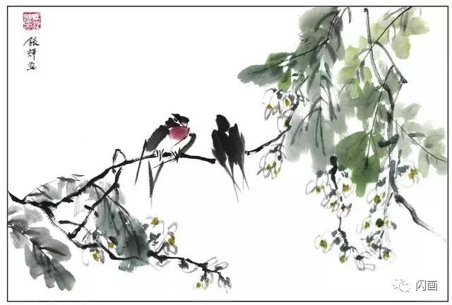 麻雀,燕子,翠鸟的画法