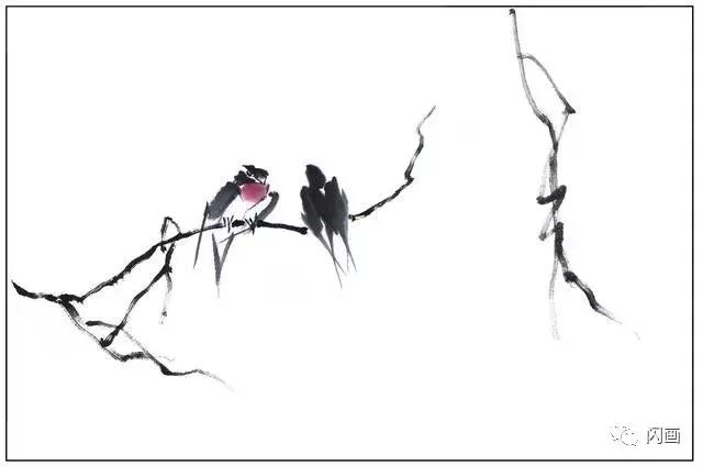麻雀,燕子,翠鸟的画法