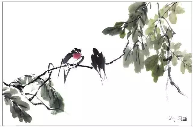 麻雀,燕子,翠鸟的画法