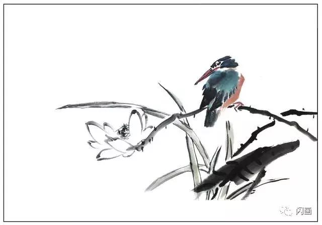 麻雀,燕子,翠鸟的画法
