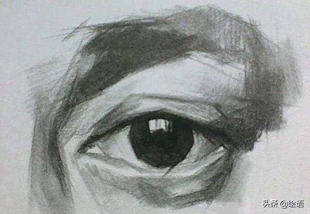 画画教程：如何画好素描眼睛