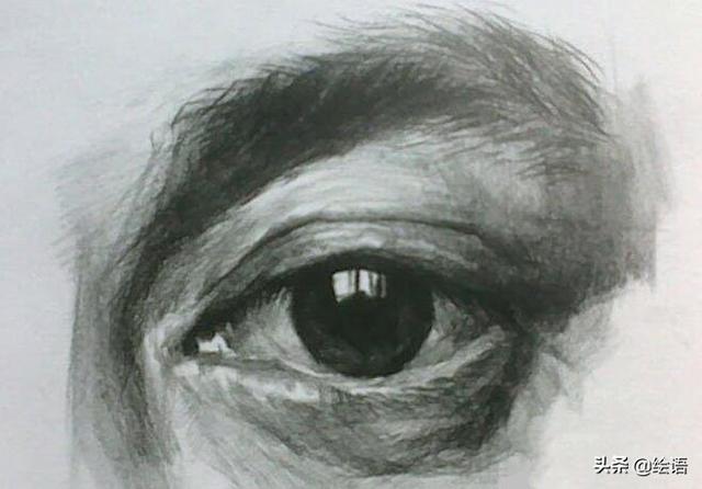 画画教程：如何画好素描眼睛