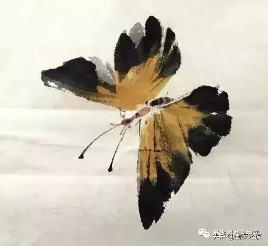 几种写意蝴蝶的画法