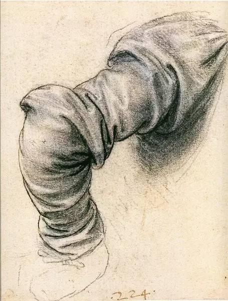 在没有美术培训的年代，达芬奇大师画的素描，堪称经典