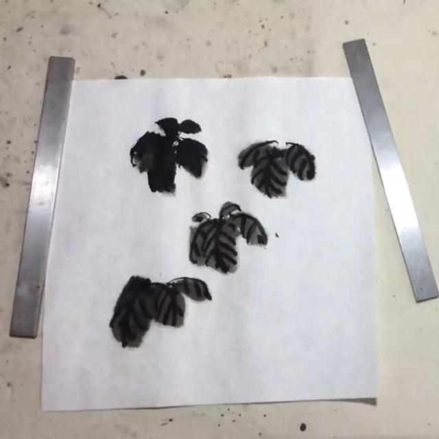 写意菊花画法图例