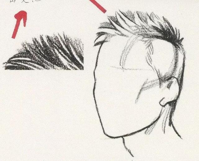 速写细节刻画之多种类别发型的刻画方法
