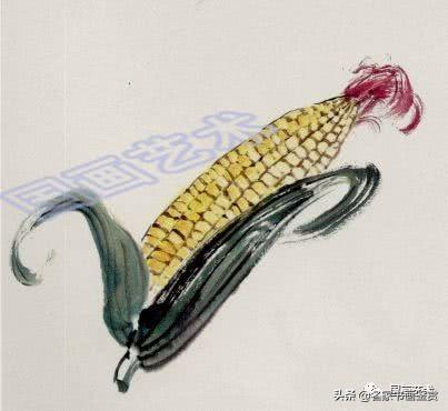 图文教程：写意玉米的画法