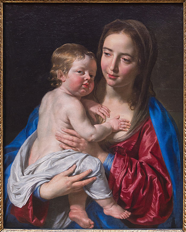 菲利普·德·尚帕涅（ Philippe de Champaigne）作品《麦当娜和孩子》