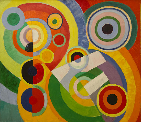罗伯特·德劳内(Robert Delaunay 作品《节奏，欢乐生活》