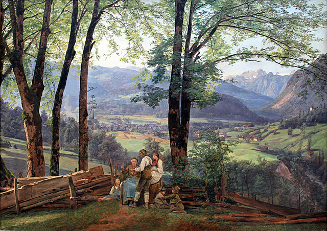 费迪南德·格奥尔格·沃尔德马勒（Ferdinand Georg Waldmüller）风景油画高清