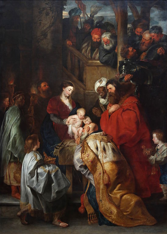 彼得·保罗·鲁本斯（Sir Peter Paul Rubens）作品《东方三博士的崇拜》高清下载