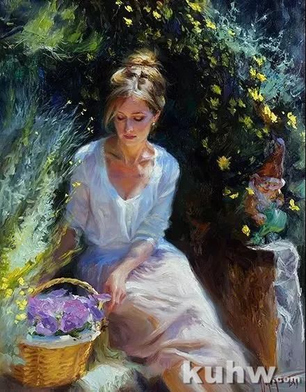 油画光感的传达，好美