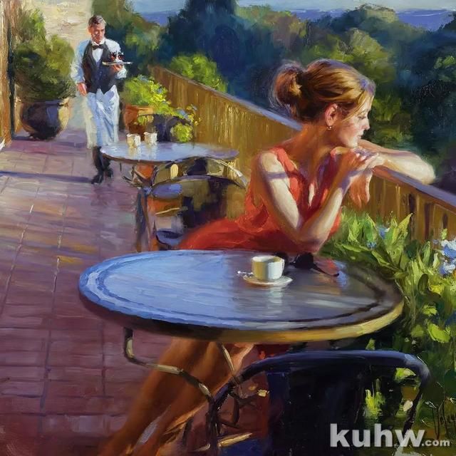 油画光感的传达，好美