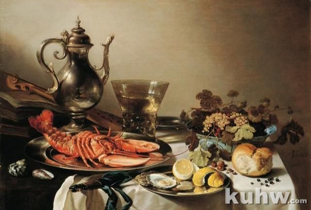 安静与温暖，国外古典静物油画作品