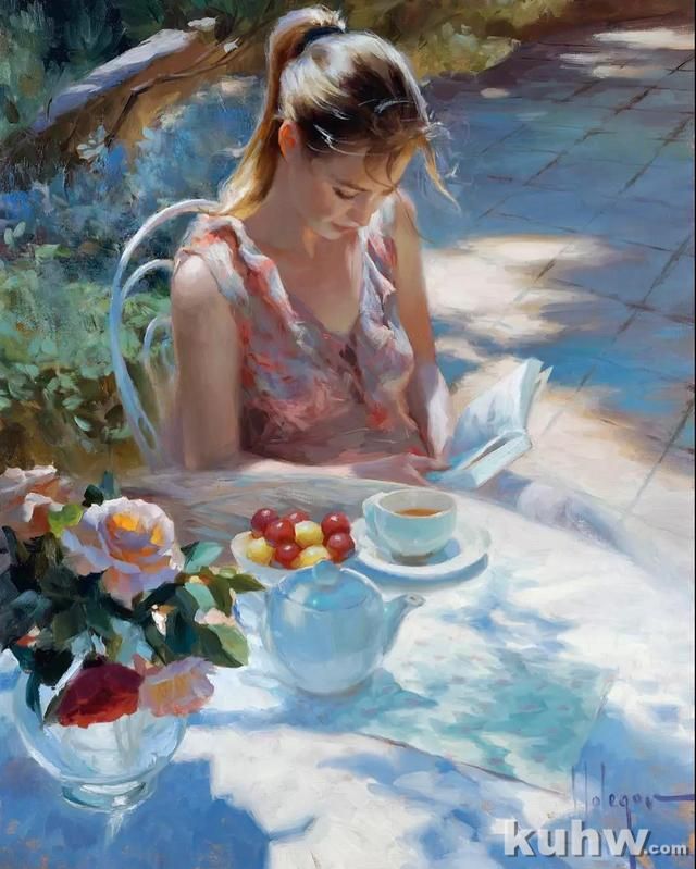 油画光感的传达，好美