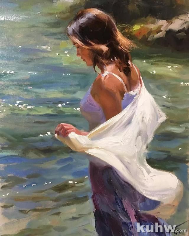 油画光感的传达，好美