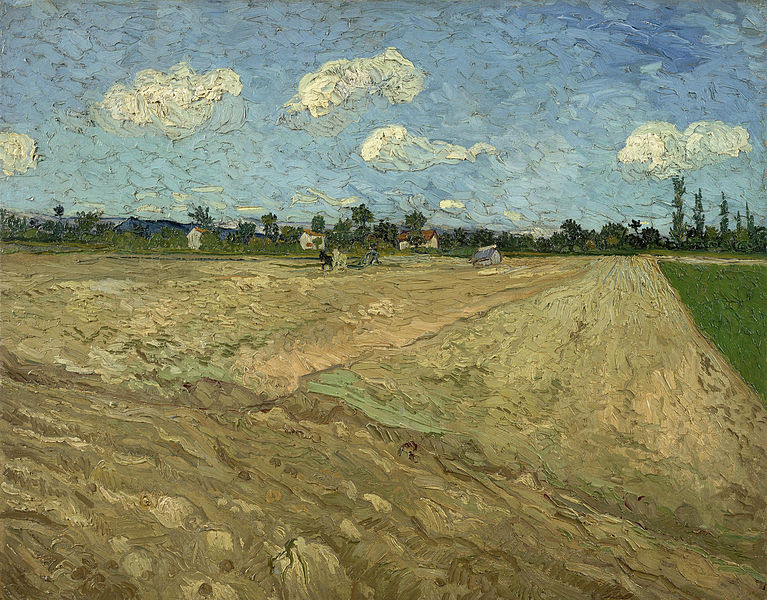文森特·梵高（Vincent van Gogh） 《犁过的田野 》高清下载