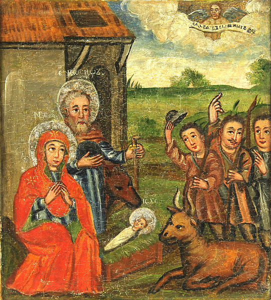乌克兰宗教画《牧羊人的崇拜》高清下载