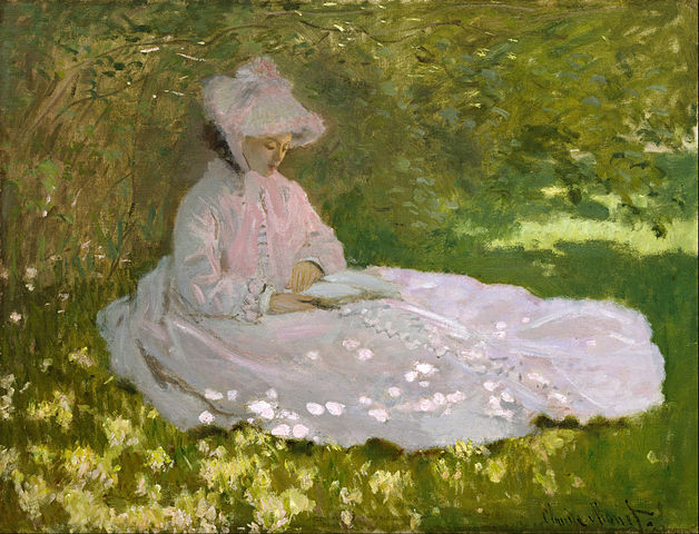 克洛德·莫奈（Claude Monet）作品《春天》高清下载