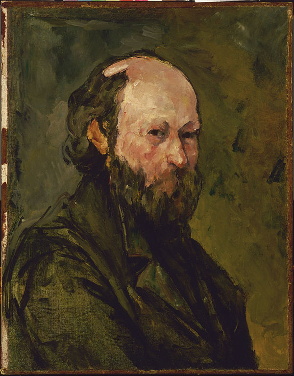 法国艺术家保罗·塞尚(Paul Cézanne)作品《自画像》高清下载