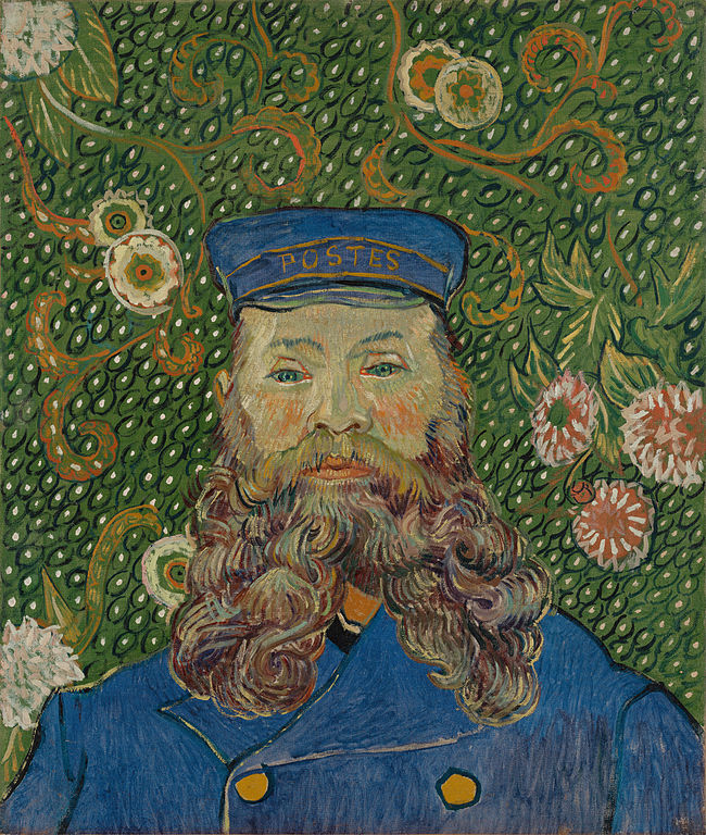 文森特·梵高（Vincent van Gogh）作品《肖像约瑟夫·罗林》高清下载