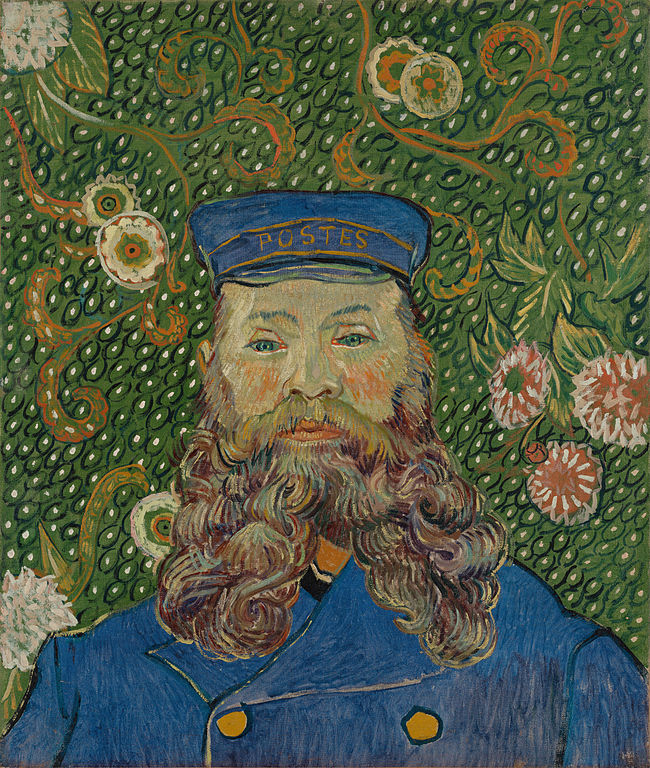 文森特·梵高(Vincent van Gogh)作品《肖像约瑟夫·罗林》高清下载
