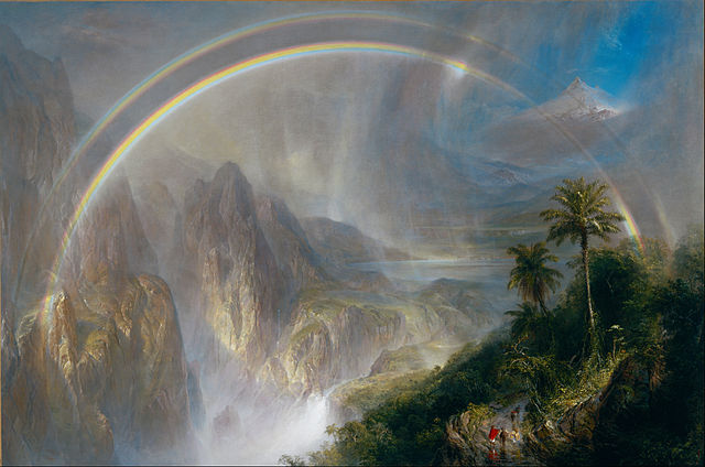 弗雷德里克·埃德温·丘奇  (Frederic Edwin Church)（1826–1900）作品《热带雨季》