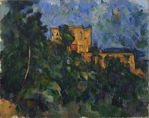 法国艺术家保罗·塞尚（Paul Cézanne）作品《黑色城堡》高清下载