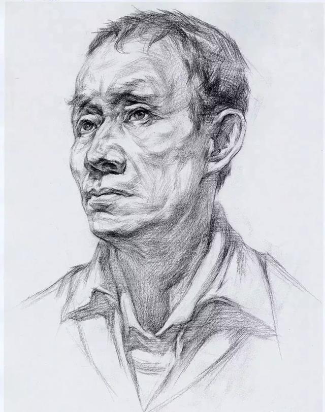 「素描头像」三庭五眼、五官塑造、步骤析、头像结构、作品析