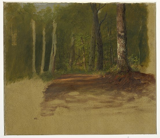 弗雷德里克·埃德温·丘奇(Frederic Edwin Church)作品《一条通往树林的路》