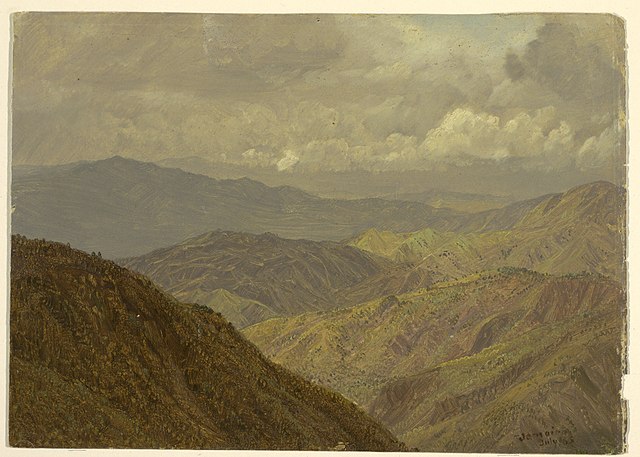 弗雷德里克·埃德温·丘奇(Frederic Edwin Church) 作品《山地景观》