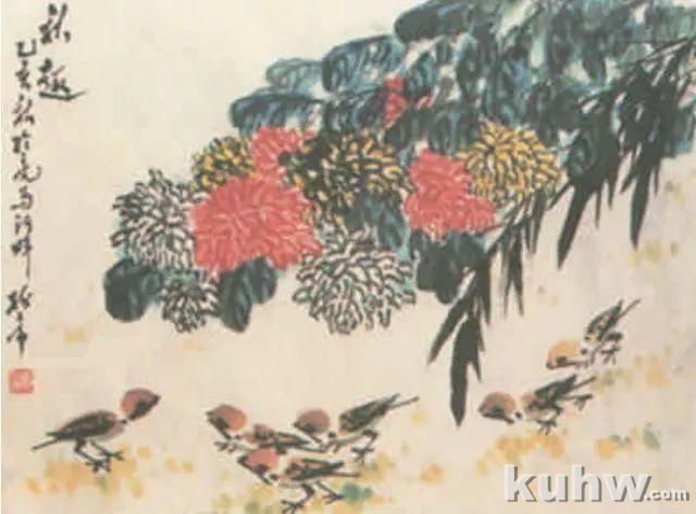 国画四君子——菊花