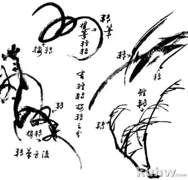 写意花鸟画用笔和用墨技法,值得收藏学习