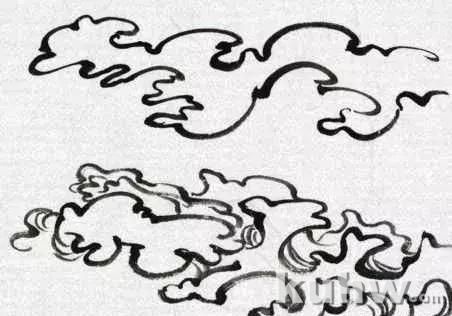 勾云法和烘云法图解