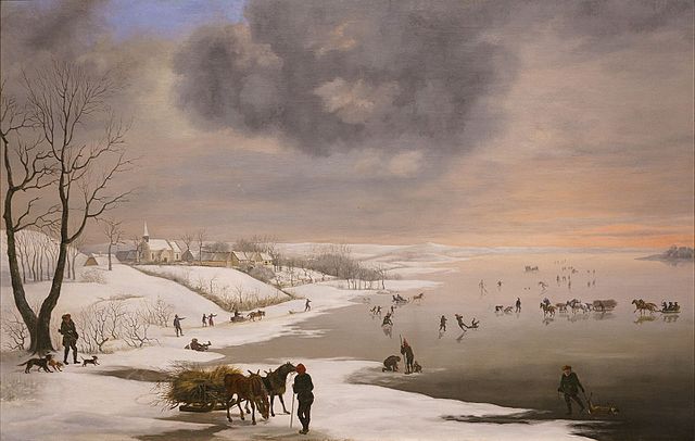 克里斯蒂安·大卫·格鲍尔（Christian David Gebauer）作品《冬季景观》