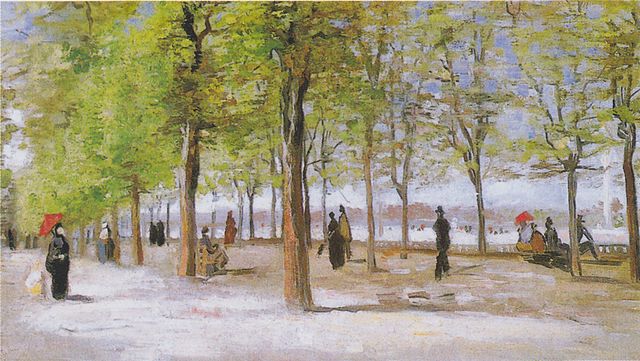 文森特·梵高(Vincent van Gogh)作品《卢森堡花园》高清下载