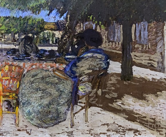 爱德华·维拉德(douard Vuillard)作品《在红房子的树下》