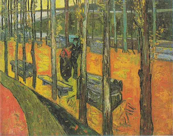 文森特·梵高(Vincent van Gogh)作品《阿尔勒大街》高清下载