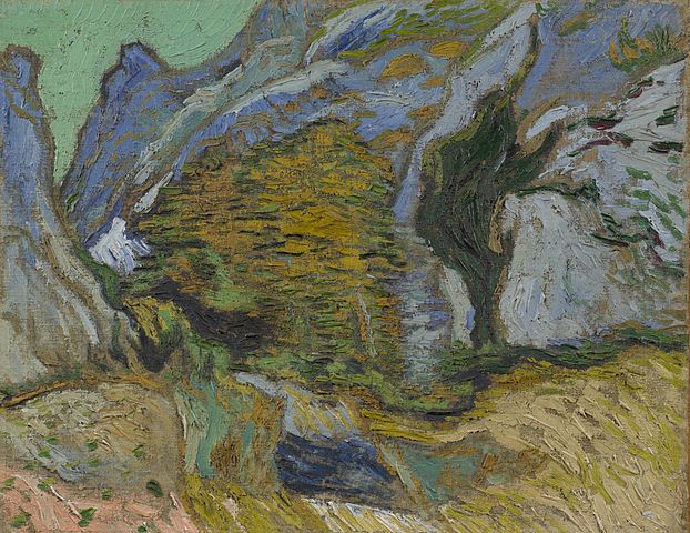 文森特·梵高（Vincent van Gogh）-《小溪流》高清下载