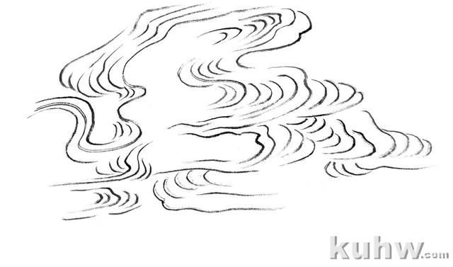 云很难画?那是你没有学过这3种画法,学会画云很简单,快来临摹