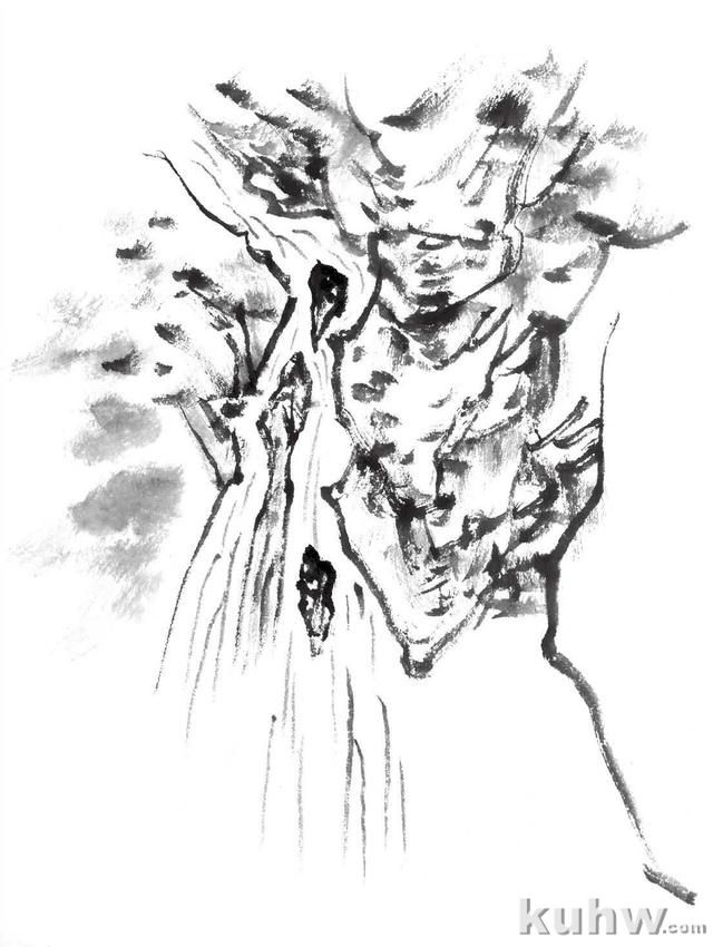 零基础国画知识教程:分步骤教你传统水的画法,收藏起来临摹学习