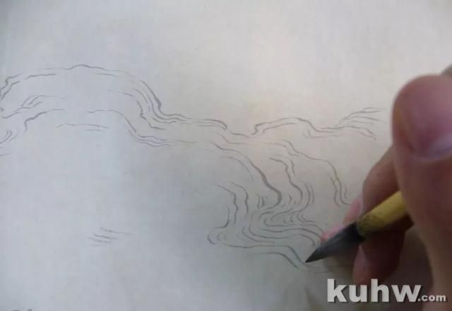 青绿山水画画法示范教程,超详细