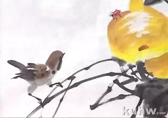 教程 | 国画里的葫芦,如何用七步画出来