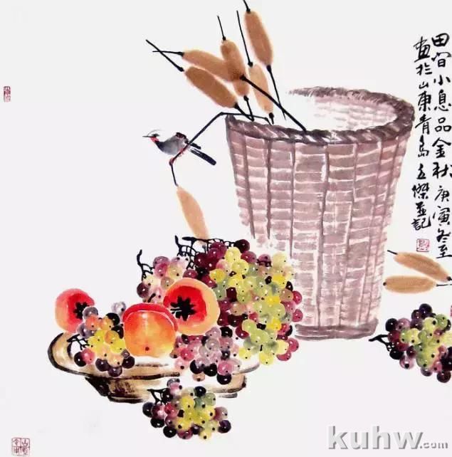 国画中花鸟画的技法