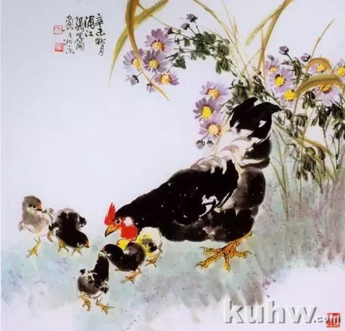 国画中花鸟画的技法