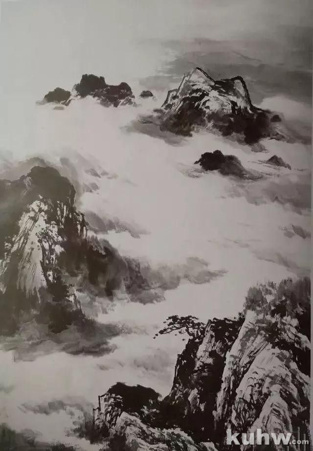 国画山水云石的画法